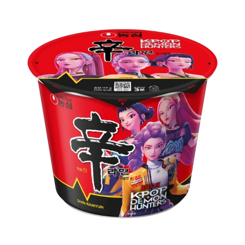 Nongshim KPOP Demon Hunters Bowl Noodle Soup Packaging