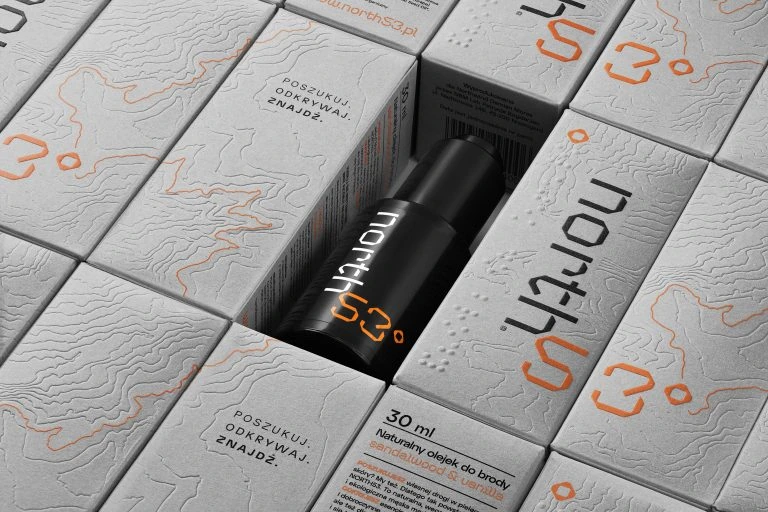 North53 Beard Oil Skincare Packaging Bottle