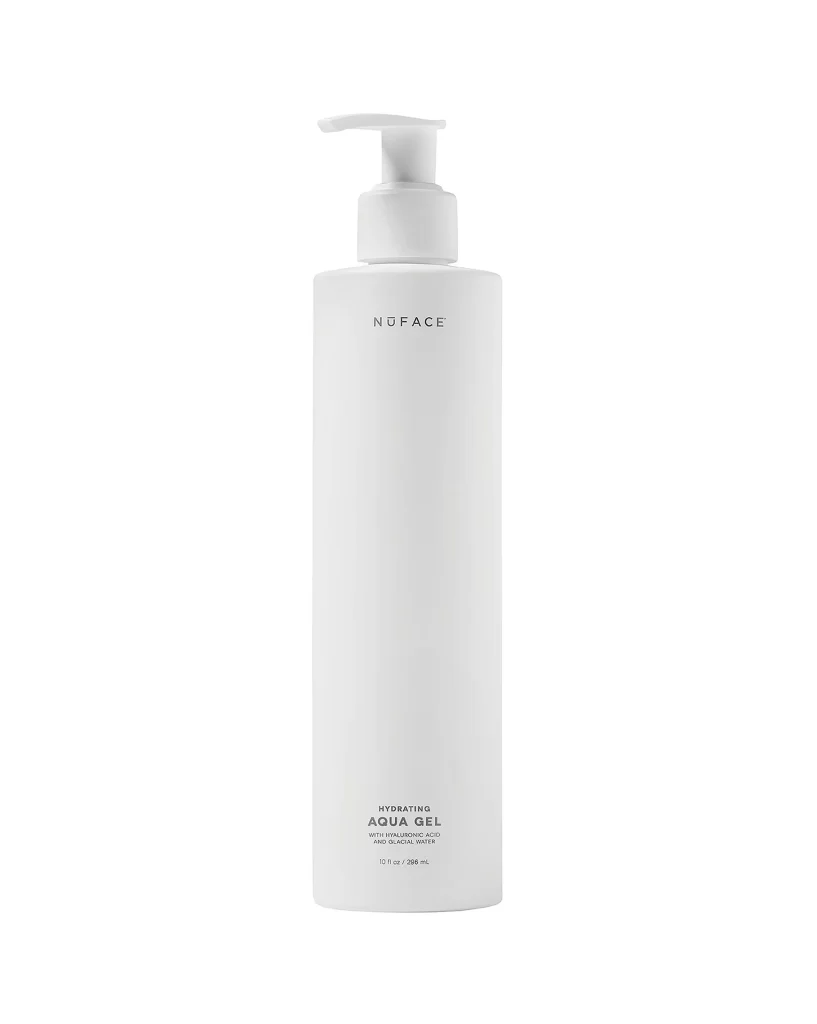 NuFace Hydrating Aqua Gel 10 Oz Bottle Front View