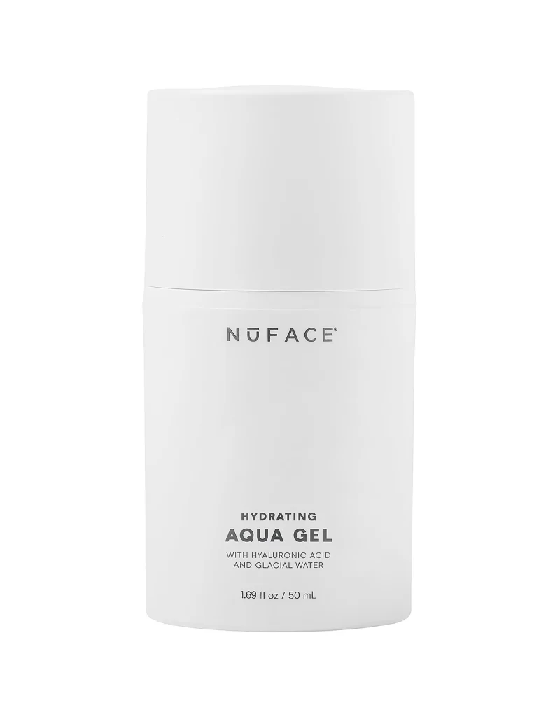 NuFace Hydrating Aqua Gel 16.9 Oz Bottle Front View