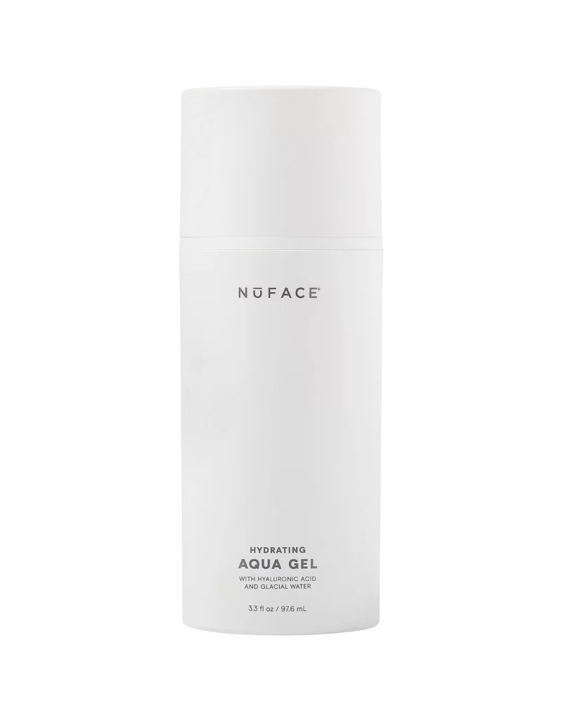 NuFace Hydrating Aqua Gel 33 Oz Bottle Front View