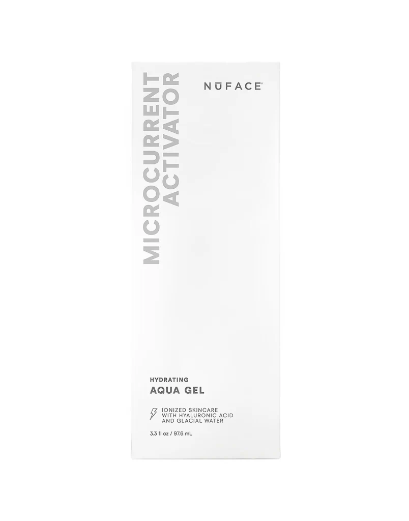 NuFace Hydrating Aqua Gel Microcurrent Activator Large Bottle