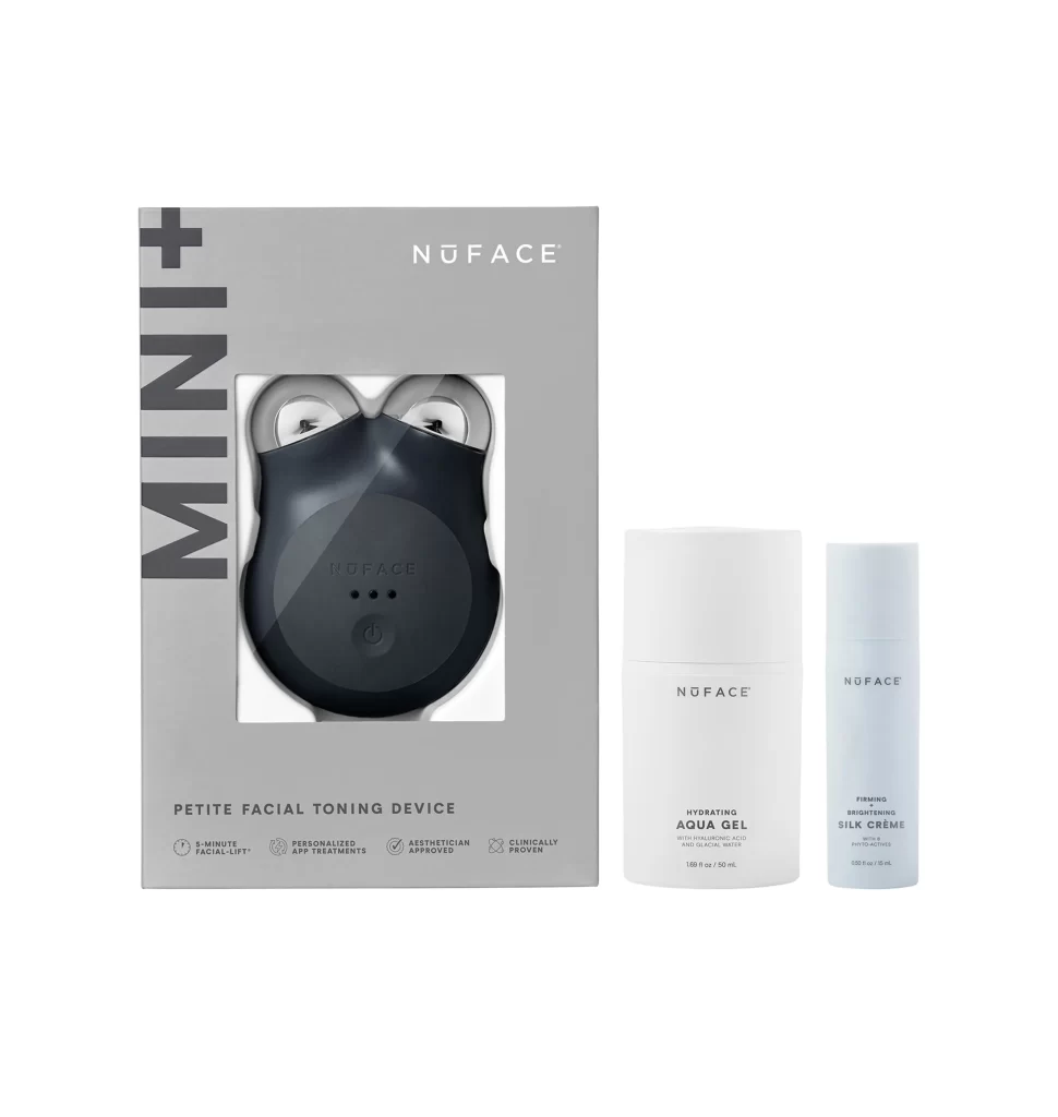 NuFace Mini Facial Toning Device Midnight Black Detail
