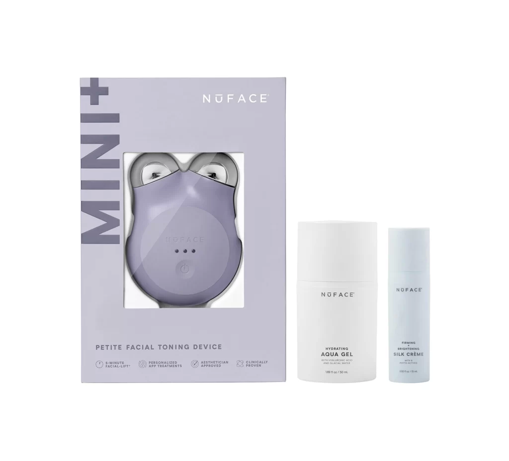 NuFace Mini Plus Petite Facial Toning Device Violet Dusk Detail
