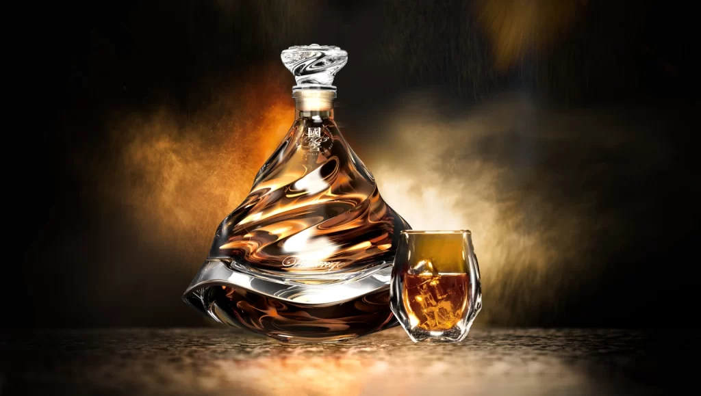 Oak Barrel Liquor Cognac Packaging Bottle