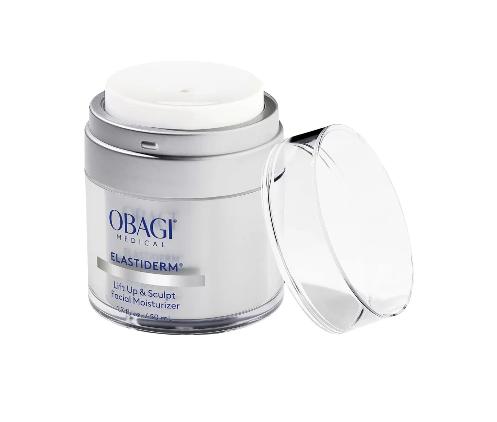 Obagi Medical Elastiderm Lift Up and Sculpt Facial Moisturizer Jar Detail