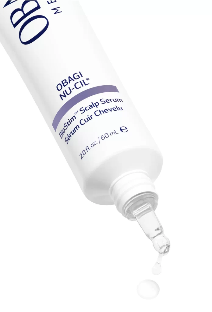 Obagi Medical Nucil BioStim Scalp Serum Bottle Detail