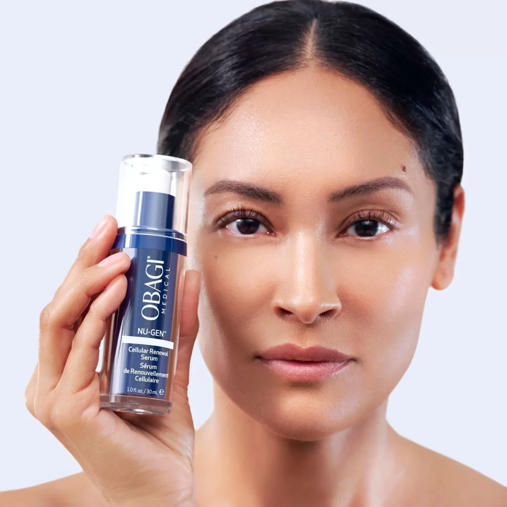 Obagi Medical Nu-DERM Cellular Renewal Serum Bottle Angle