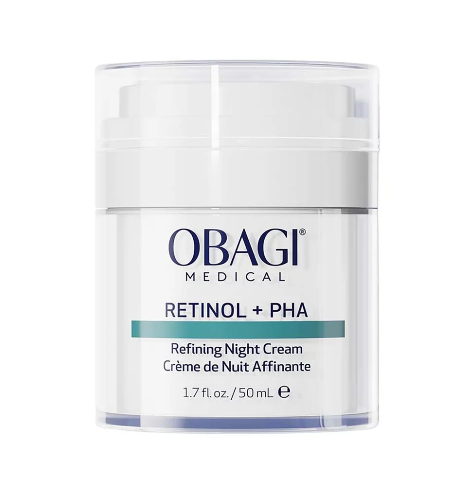 Obagi Medical Retinol Plus PHA Refining Night Cream Jar Front View