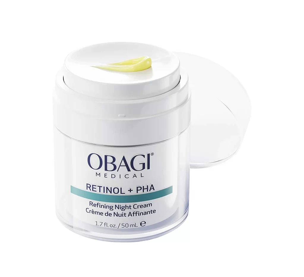 Obagi Medical Retinol Plus PHA Refining Night Cream Jar Detail