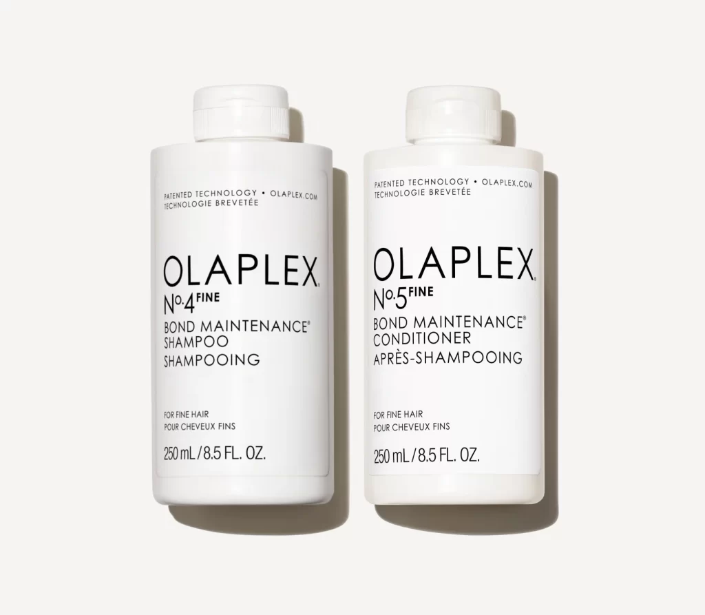 Olaplex No.4 Fine Bond Maintenance Shampoo Bottle Detail