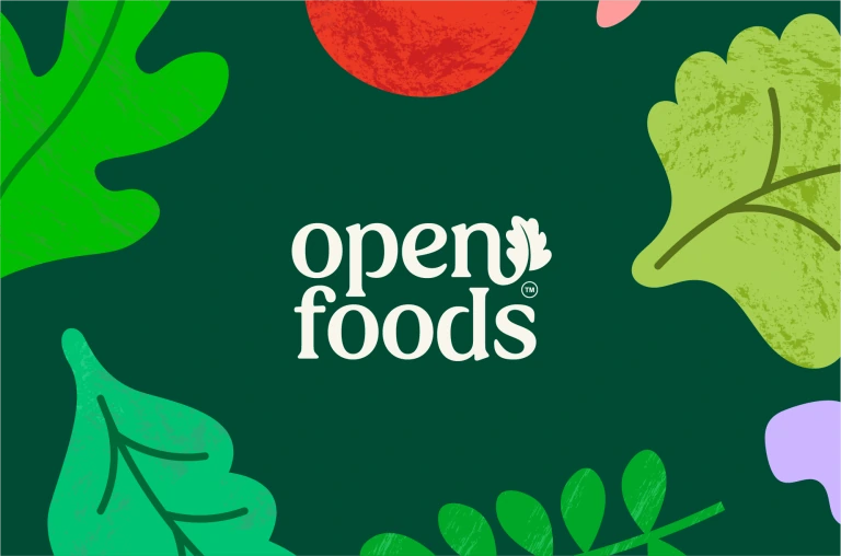 Open Foods Salads Packaging Red