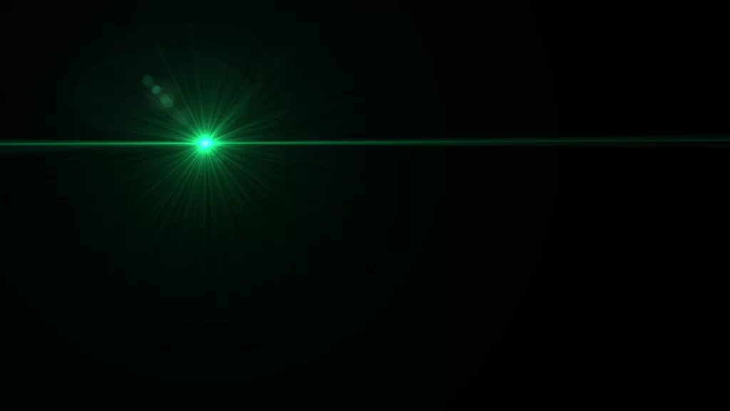 Optical Flare 11 Green Light Overlay