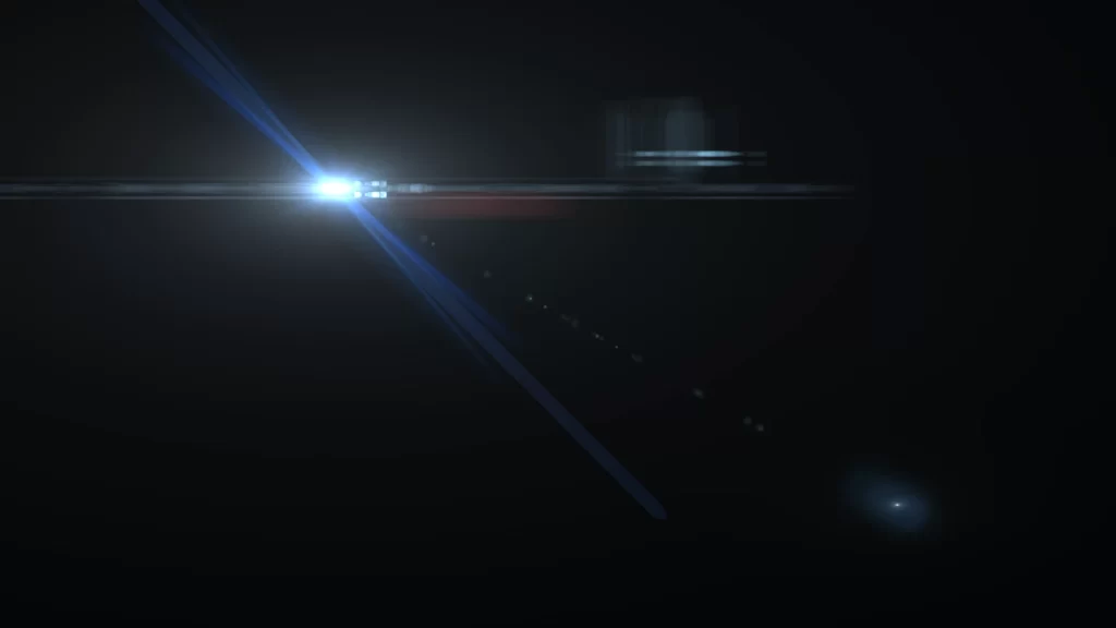 Optical Flare 13 Blue Light Overlay