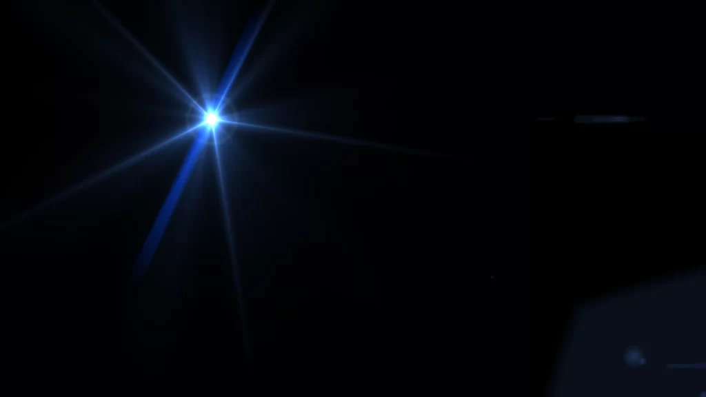 Optical Flare 14 Blue Light Overlay