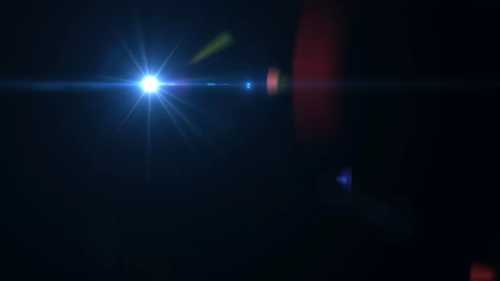 Optical Flare 15 Blue Light Overlay
