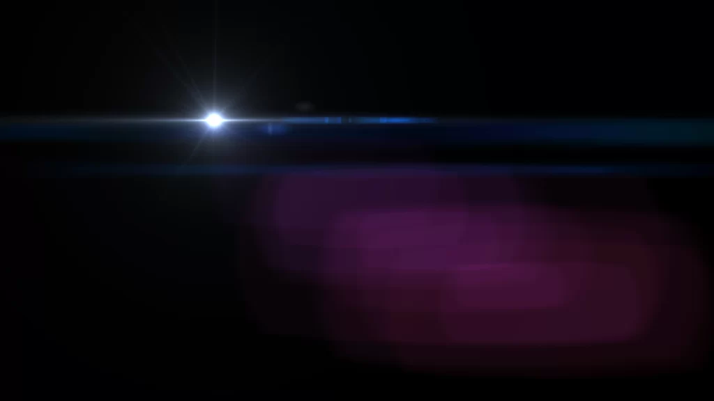Optical Flare 21 Blue Light Overlay