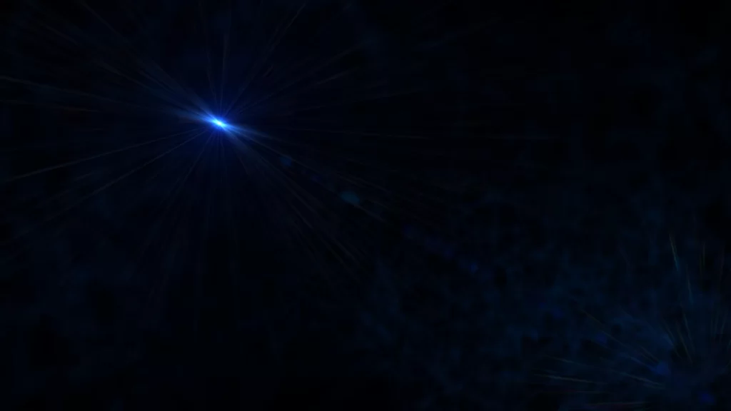 Optical Flare 23 Blue Light Overlay
