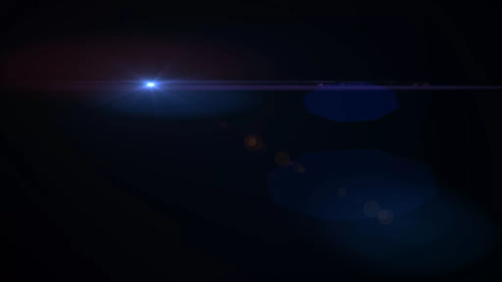 Optical Flare 24 Blue Light Overlay