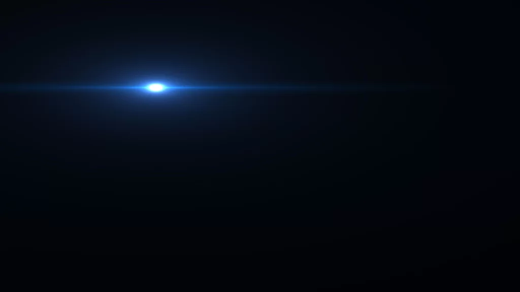Optical Flare 26 Blue Light Overlay
