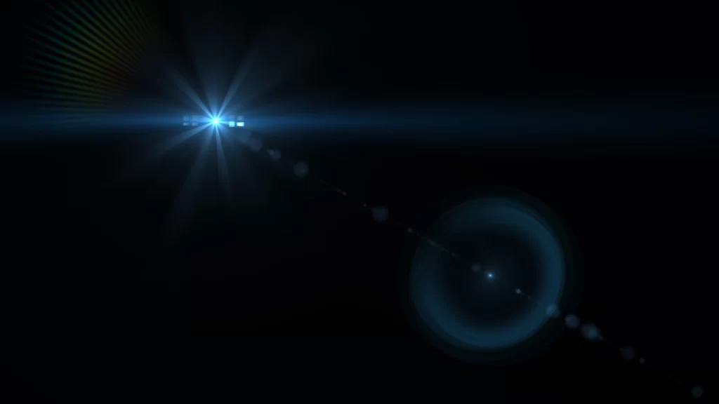 Optical Flare 9 Blue Light Overlay
