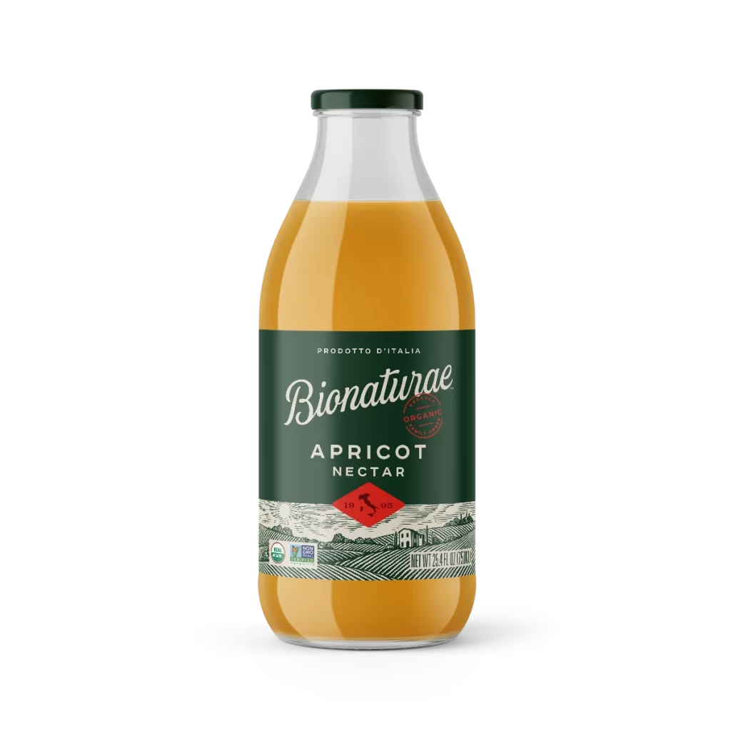 Bionaturae Organic Apricot Nectar Packaging