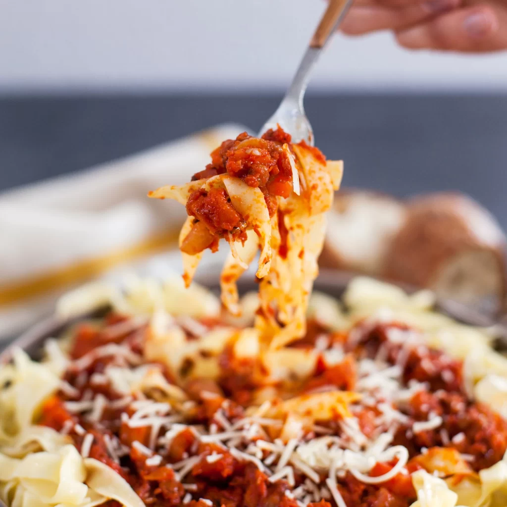 Pasta Tomato Cheese Photography
