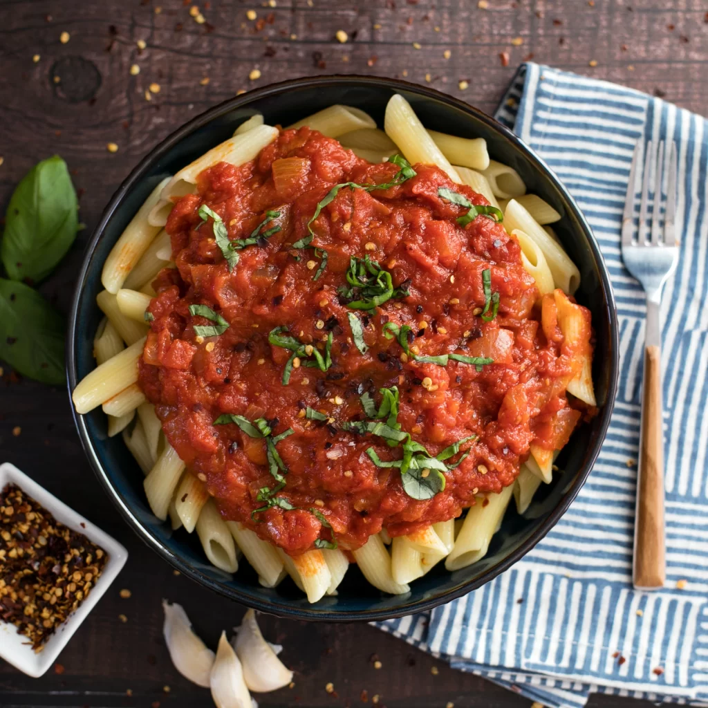 Jovial Organic Diced Tomatoes Marinara Pasta Sauce Packaging