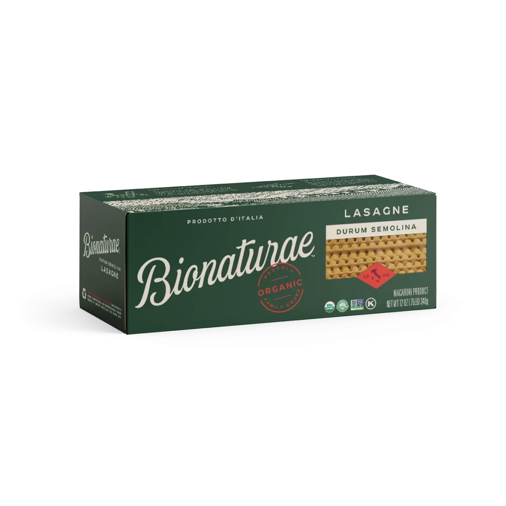 Bionaturae Durum Semolina Lasagne Packaging