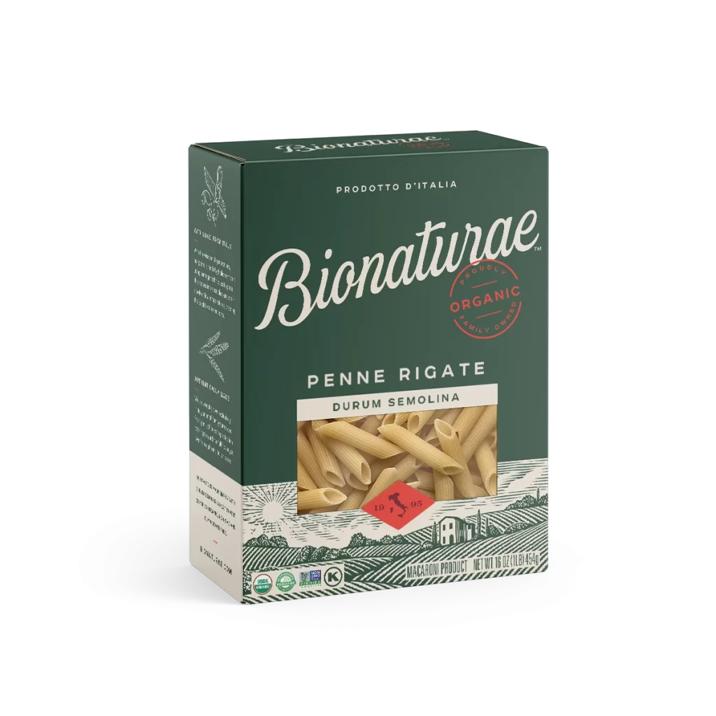 Bionaturae Durum Semolina Penne Rigate Image 01 Packaging