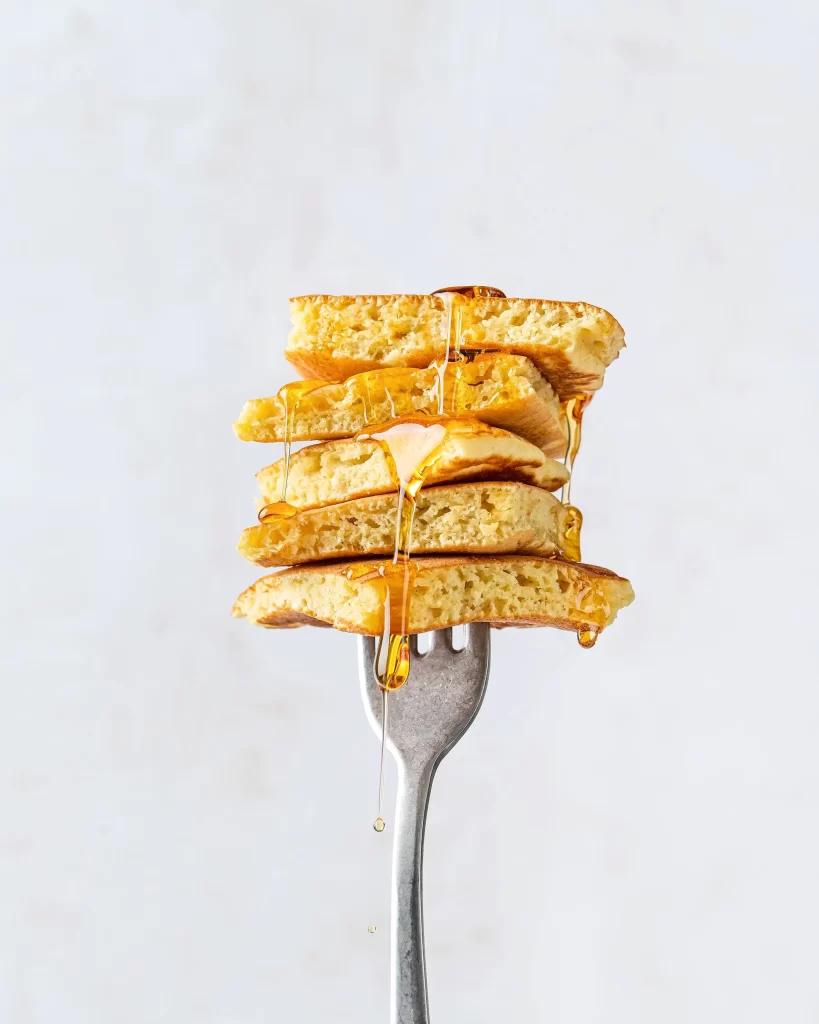 Pancakes Syrup Honey Photography