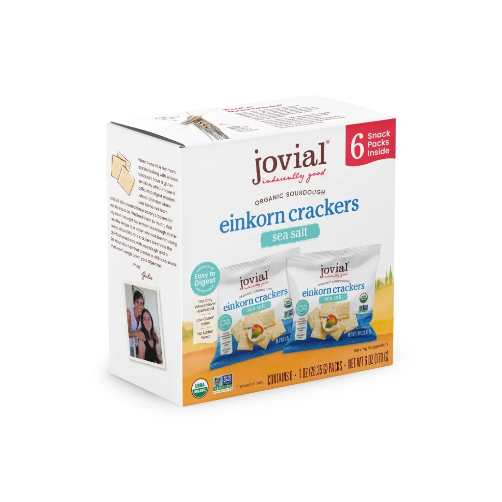 Jovial Organic Einkorn Sourdough Sea Salt Crackers S Packaging 01