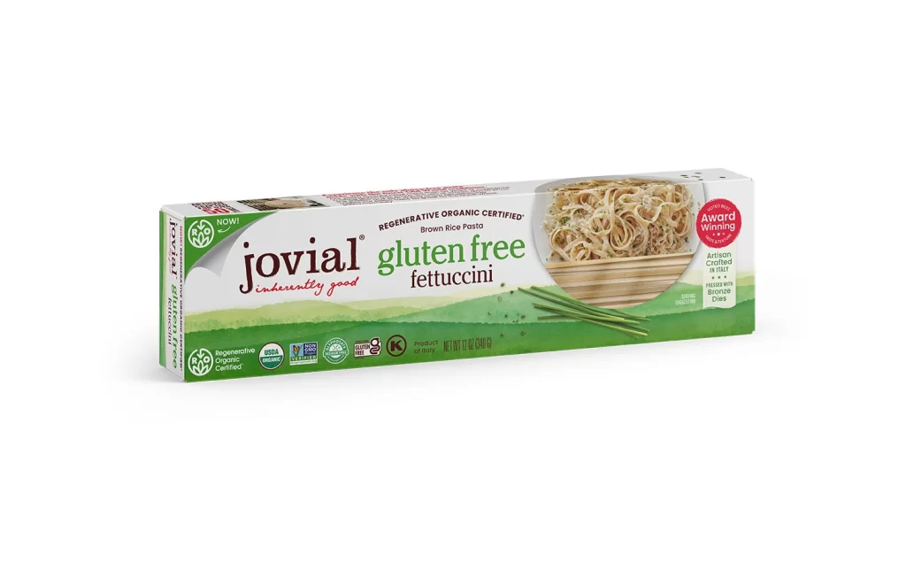 Fettuccini Brown Rice Pasta Photography