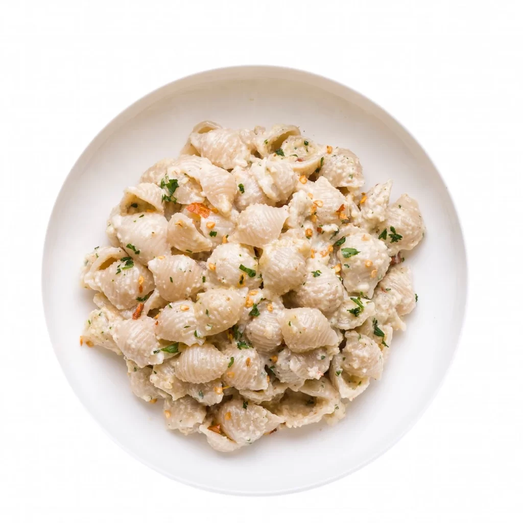 Shells Cream Cheese Parsley Photography