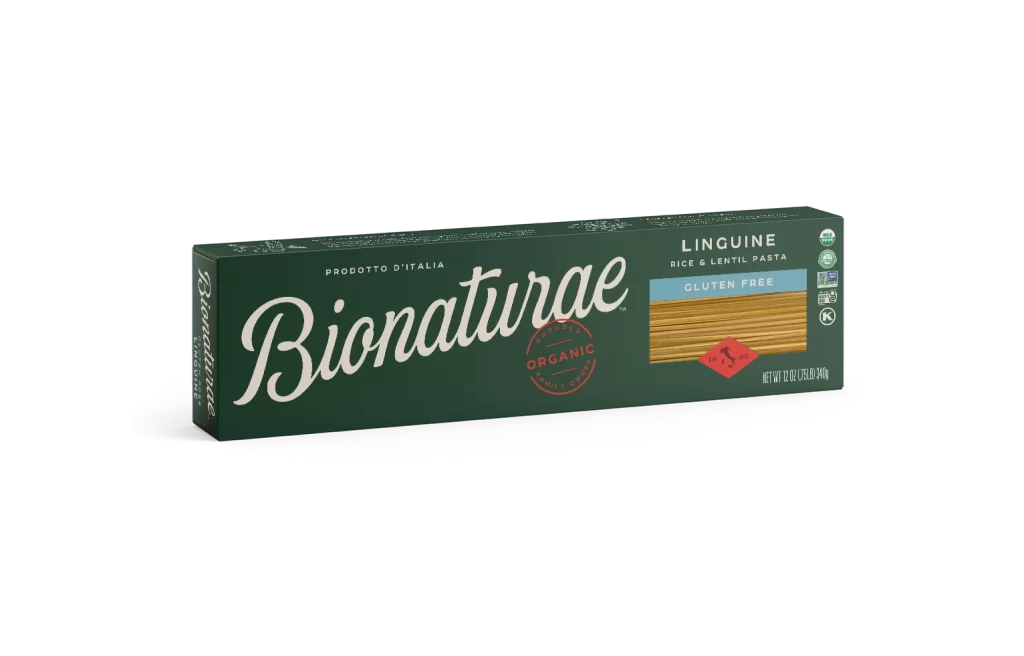Bionaturae Gluten Free Rice Lentil Linguine Packaging