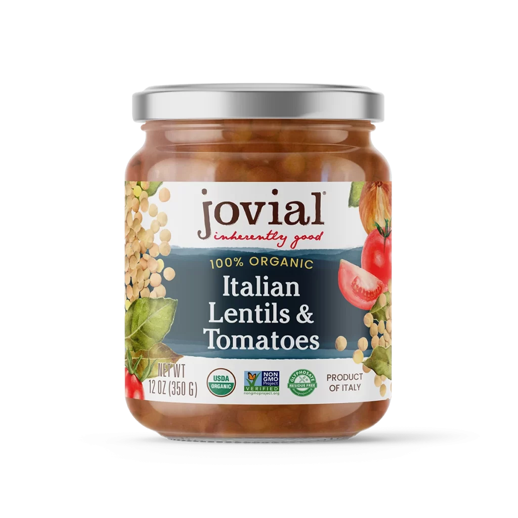 Jovial Organic Italian Lentils And Tomatoes Packaging 01