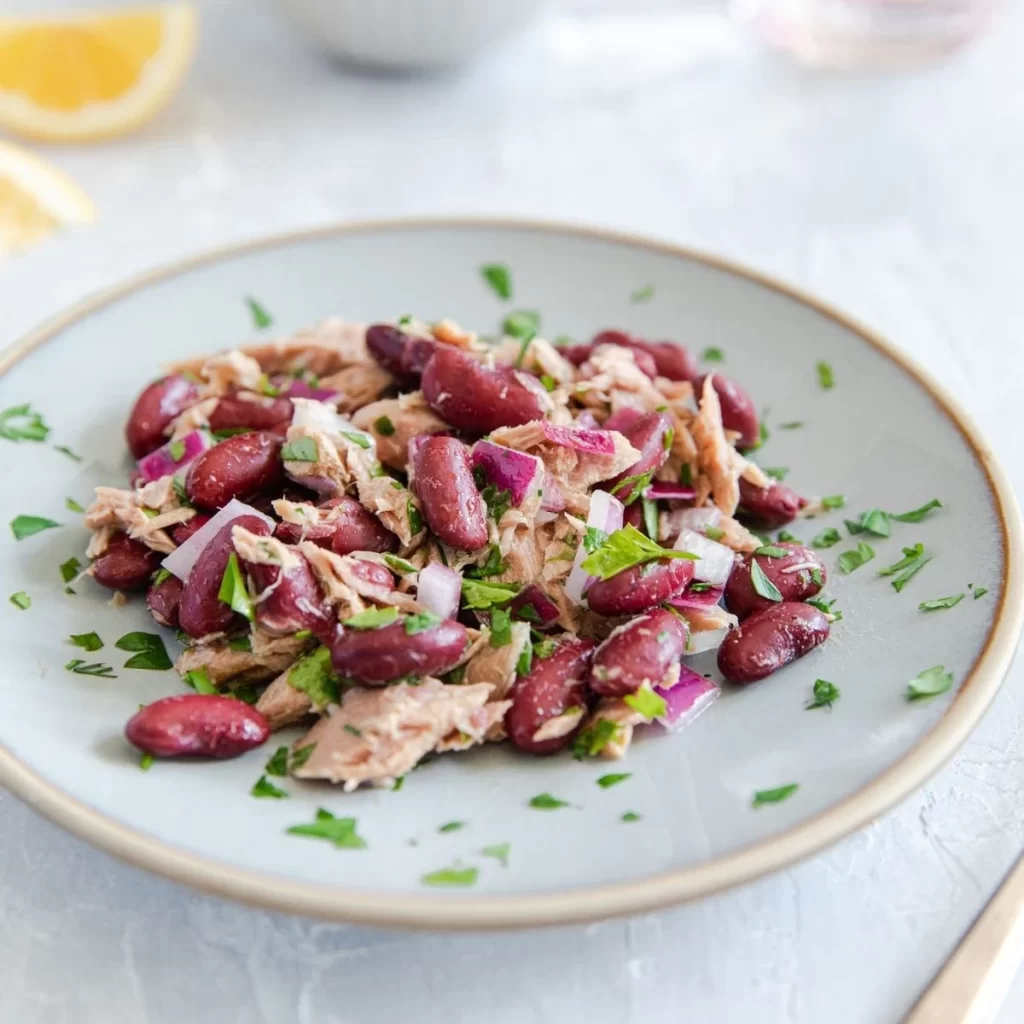 Kidney Beans Tuna Salad Photography