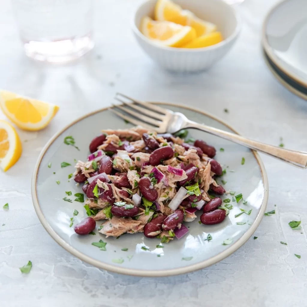 Kidney Beans Tuna Salad Photography