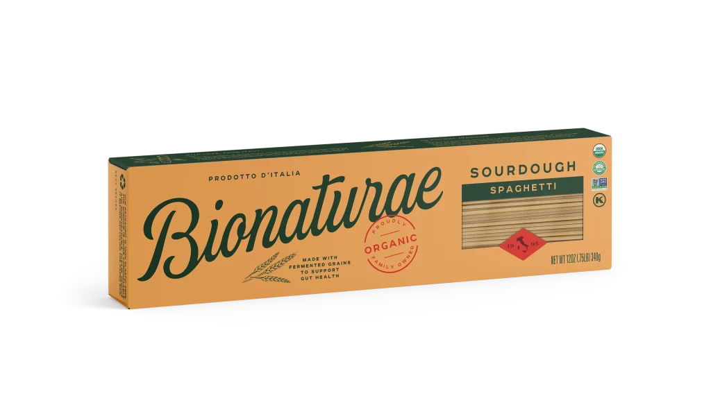 Bionaturae Organic Sourdough Spaghetti Packaging