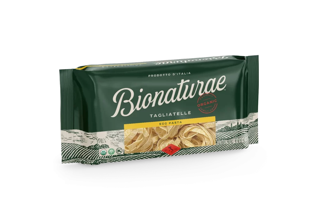Bionaturae Traditional Egg Tagliatelle Packaging