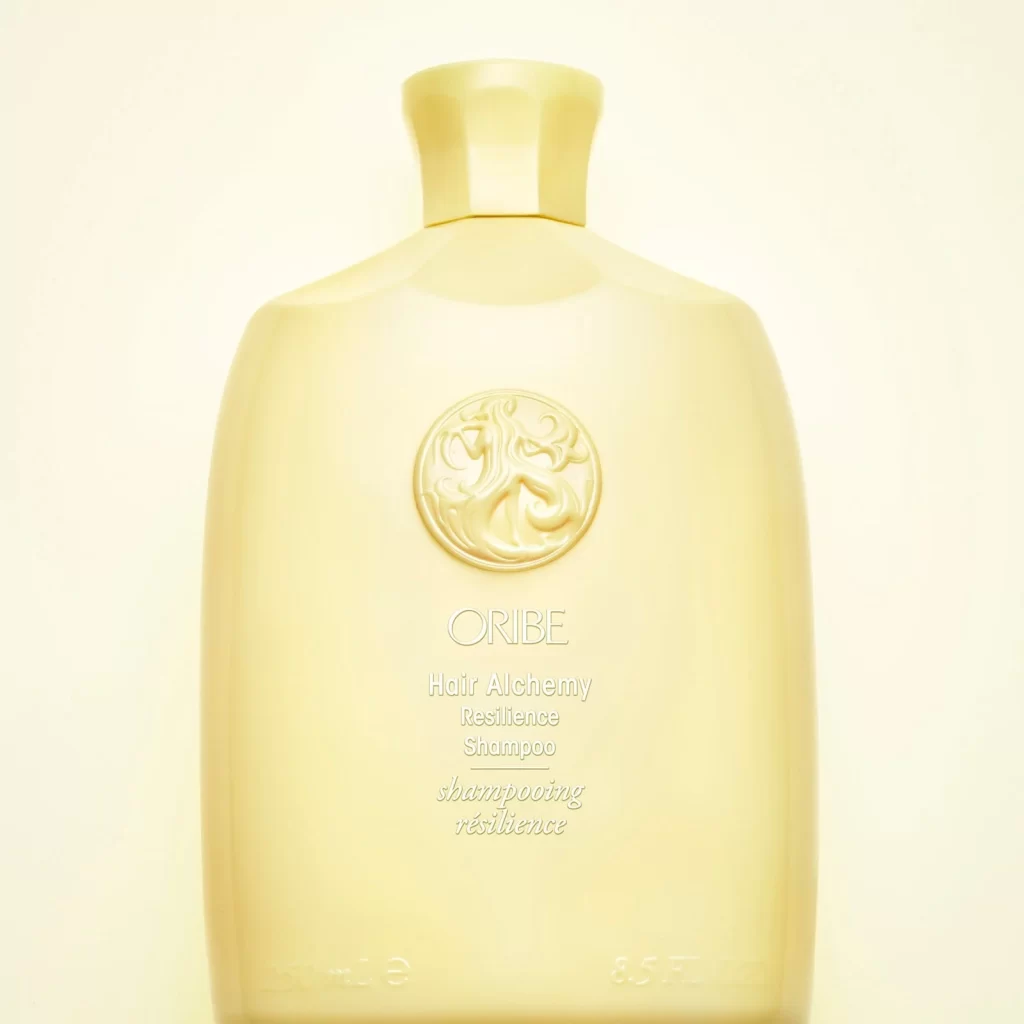 Oribe Hair Alchemy Resilience Shampoo Bottle Detail