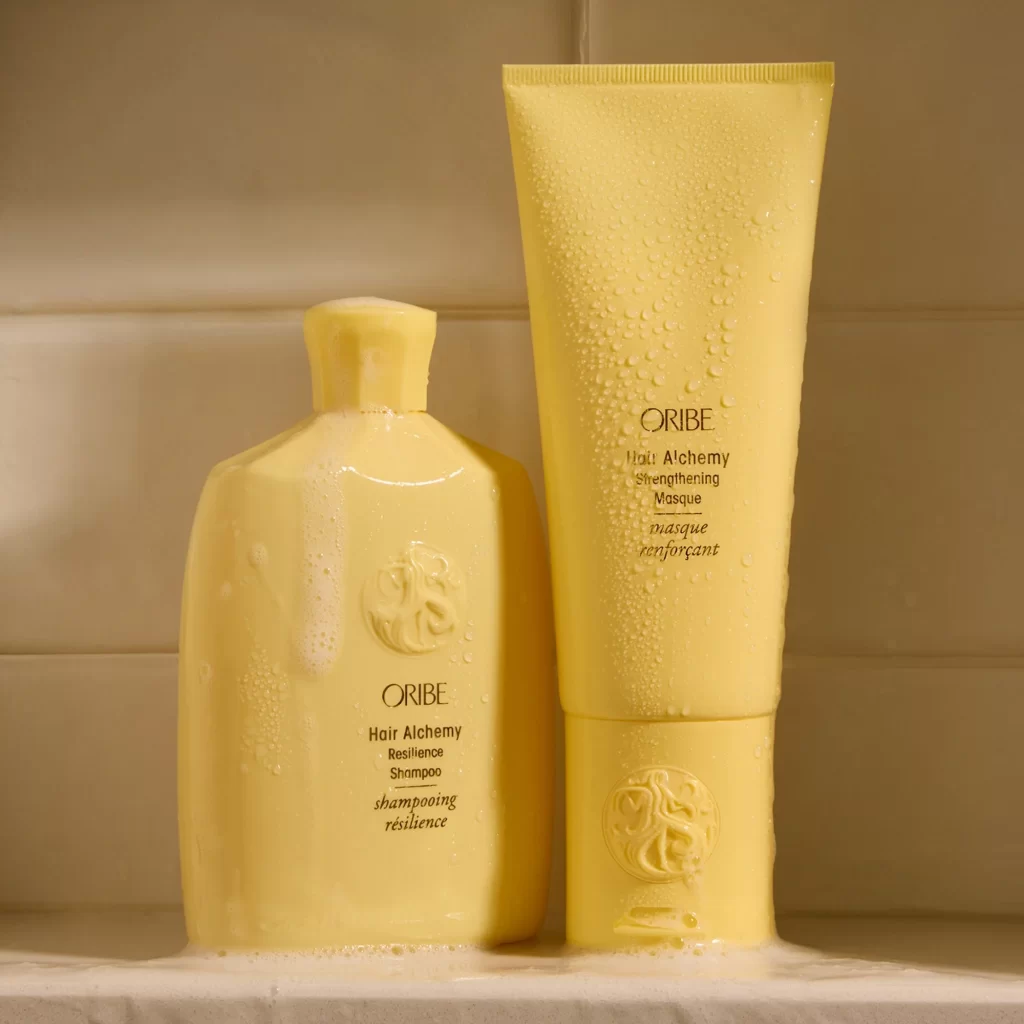 Oribe Hair Alchemy Strengthening Masque with Shampoo Set