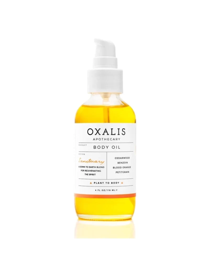 OXALIS Sanctuary Body Oil Packaging