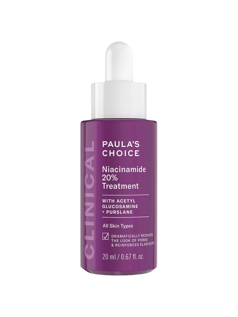 Paula’s Choice Niacinamide 20 Percent Treatment Bottle Front View