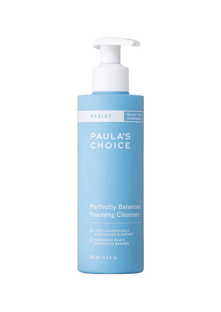 Paula’s Choice Perfectly Balanced Foaming Cleanser Composition