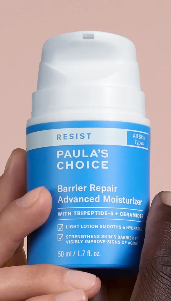 Paula’s Choice Barrier Repair Advanced Moisturizer Bottle Detail