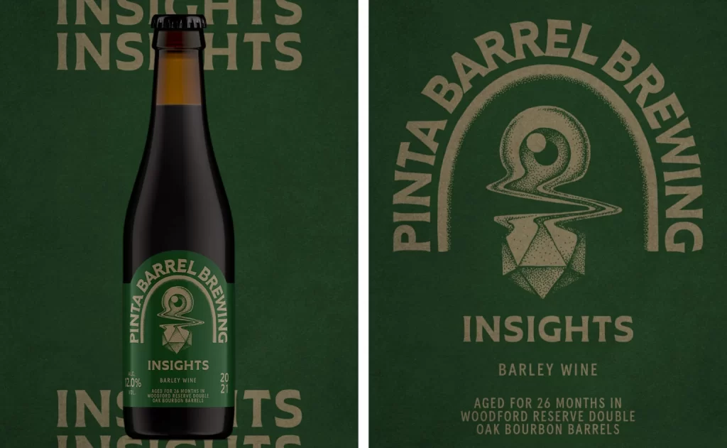 Pinta Barrel Brewing Barley Wine Packaging