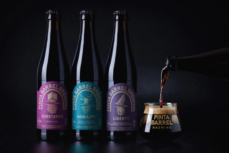 Pinta Barrel Brewing Beer Packaging Bottle