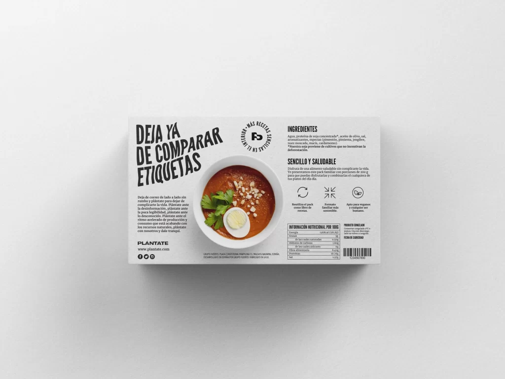 Plantate Soup Packaging