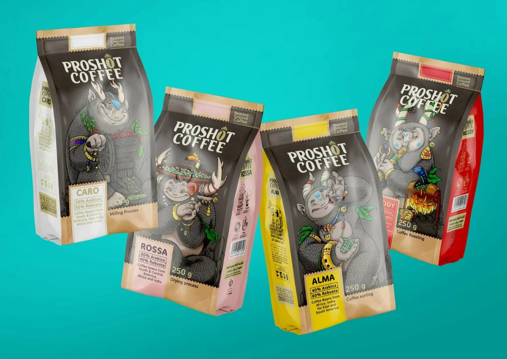 ProShot Coffee Packaging B